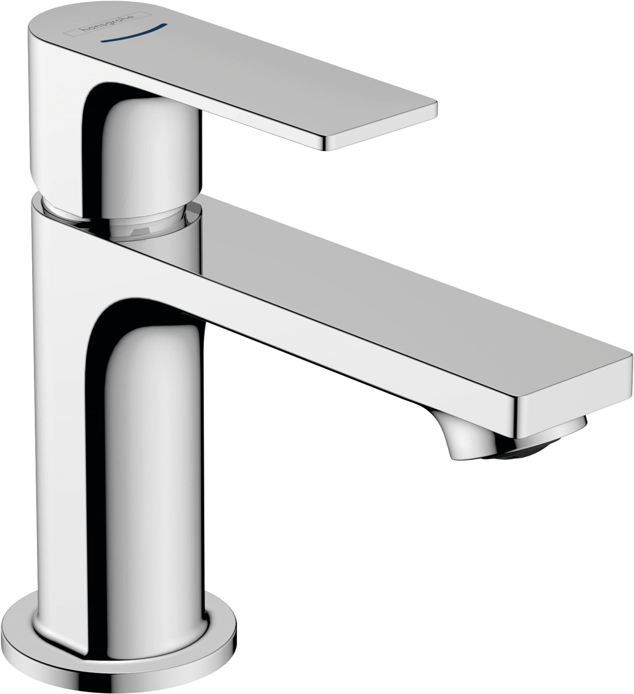 hansgrohe Rebris E Pillar Tap for Cold Water with Spout Height 80 mm Water Saving Chrome