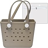 Uwyriwooq Rubber Beach Bag, Original Small Beach Tote Bag for Women, EVA Beach Bag Waterproof Sandproof