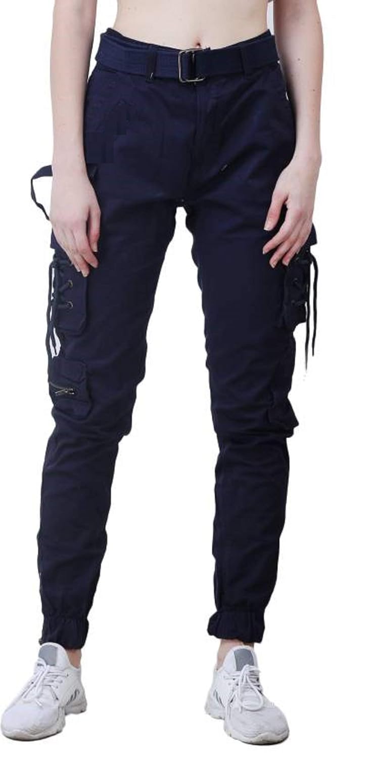 dark blue cargo pants