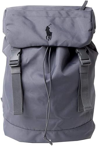 Amazon Co Jp ポロ ラルフローレン Polo Ralph Lauren ビッグ ポニー 大容量 Hikersack 男女兼用 バックパック Rasa Grey 並行輸入品 シューズ バッグ