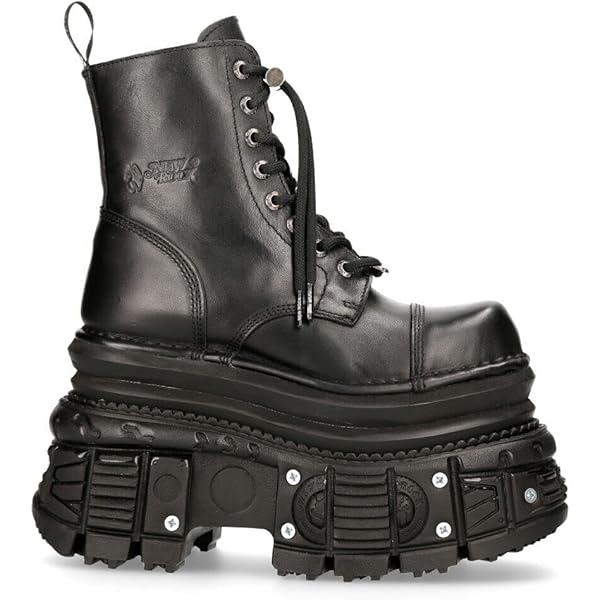 New Rock M-TANK083-C1 サイズ42 Amazon.com | New Rock M-TANK083-C1 Unisex Platform Boots in