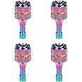 3 Pro/4 Pro Control Sticks, 4pcs Detachable Aluminum Alloy Drone Joysticks for DJI Mini 3/Mini 3 Pro/Mini 4 Pro/Air 3 /Mavic 3 Pro RC & RC 2 Remote Controller Replacement Accessories (Colorful)