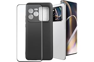 TNKISRY Cover for BLU Bold N4 5G Phone Case,Black Soft Bumper Shockproof TPU,Compatible with BLU Bold N4 5G Screen Protector 