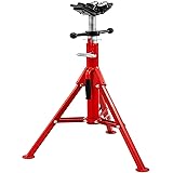 VEVOR Pipe Jack Stand with 4-Ball Transfer V-Head