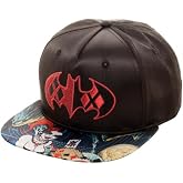 Bioworld Batman Harley Quinn Satin Snapback Black
