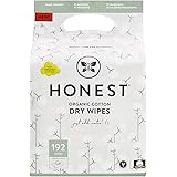 The Honest Company Organic Cotton Dry Wipes, 48 Wipes (Pack of 4)