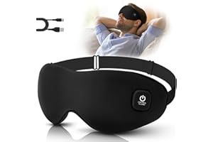 MUTILPLX Silk Cordless Heated Eye Mask, Washable Heat Eye Compress for Dry Eye Electric Eye Heating Pad Warm Eye Mask for Eye Fatigue Stye Sinus Blepharitis MGD Gifts for Men Women