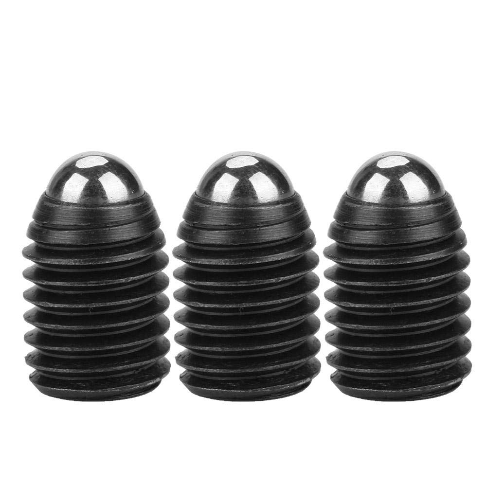 10Pcs M12 Screw Thread Hex Socket Carbon Steel Ball Drive Spring Plungers Set (M12*16), Black - Image 5
