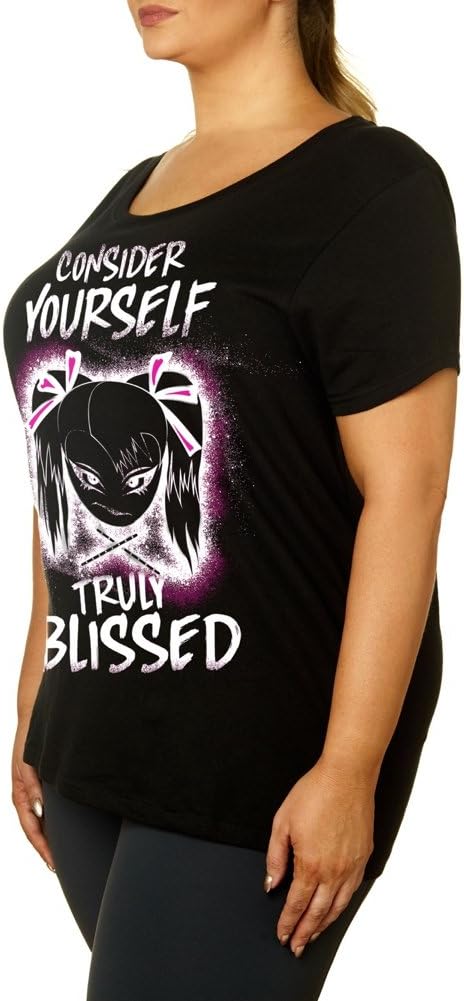 WWE Alexa Bliss Truly Blissed Women's Curvy T-Shirt