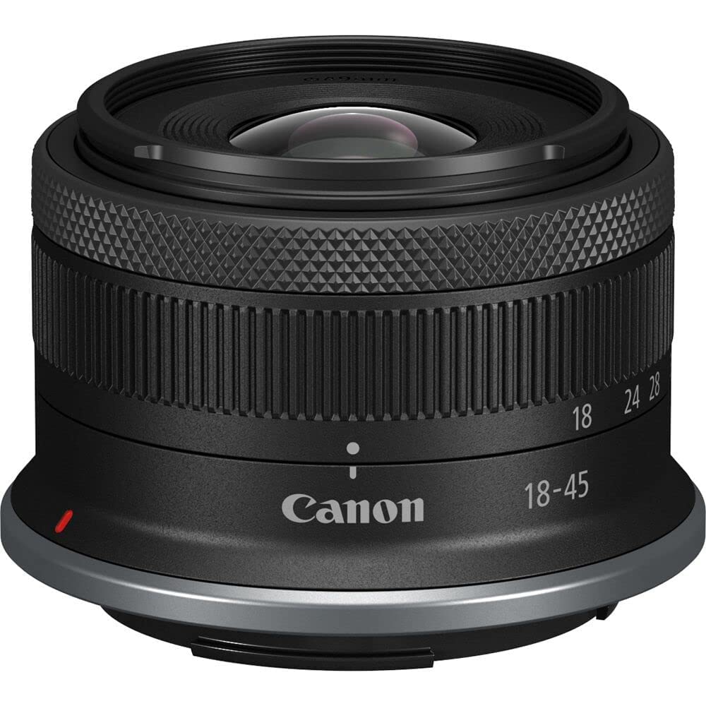 Canon RF-S 18-45mm F4.5-6.3 IS STM Lens - Compact and Lightweight - 4-Stop Image Stabilizer - Designed for APS-C Canon EOS R cameras - Compatible with all Canon EOS R Series Cameras