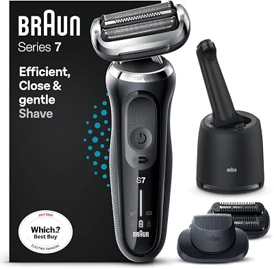 Braun Series 7 70-B7850cc Electric Shaver with SmartCare Center Blue