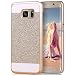 Galaxy S7 Edge Case, Imikoko™ Luxury Hybrid Beauty Crystal Rhinestone With Gold Sparkle Glitter PC Hard Protective Diamond Case Cover For Samsung Galaxy S7 Edge (Gold)