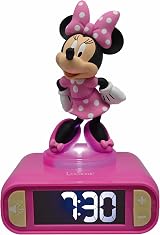 Lexibook Disney Minnie Nightlight Alarm Clock RL800MN Pink view 3