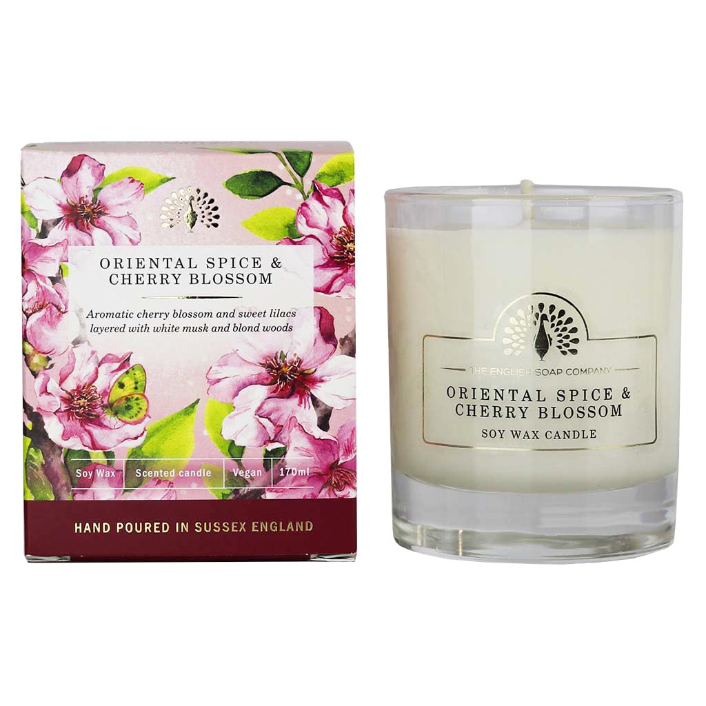 ESC 170ml Oriental Spice and Cherry Blossom Candle