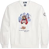 POLO RALPH LAUREN Unisex Team USA Polo Bear Sweatshirt Olympic (Cream (Team USA/Polo Bear),L)