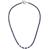 GAVU Women's Men's Crystal Necklace, Crystal Beaded Necklace for Men Women