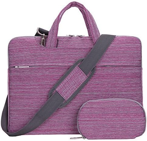 Business Laptop Bag, ANTIKE 15.6 inches Slim Lightweight Waterproof Business Briefcase Sleeve/Messenger Bag/Handbag for Acer/Asus/Dell/Fujitsu/Lenovo/ Hp/Samsung/Sony (15.6 inches, Flax Pink)