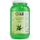 MODA Salon Styling Hair Gel, Damage Control, 128 oz | Keratin, panthenol and collagen; flexible, non-flaking hold for fine, curly and thick hair; sulfate free, cruelty free.