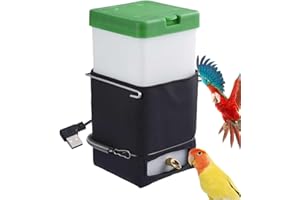 Small Animal Heated Water Bottle, Thermostatic Control 1L Bunny Water Bottle, Leak Proof Guinea Pig & Rabbits Waterbottle, Sm