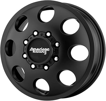 Amazon Com American Racing Ar204 Baja Dually Front 17x6 8x6 5 Black Wheel Rim 17 Inch Automotive