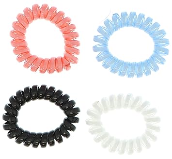 Amazon Com Violet Virtue Women S Spiral Phone Cord Plastic