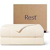 REST&reg; Evercool&reg; Cooling Comforter Blanket for Hot Sleepers, Full/Queen | All-Season Bedding to Keep Cool, Reversible Cool-to-Touch Fabric for Night Sweats, Breathable, Lightweight, Machine Washable