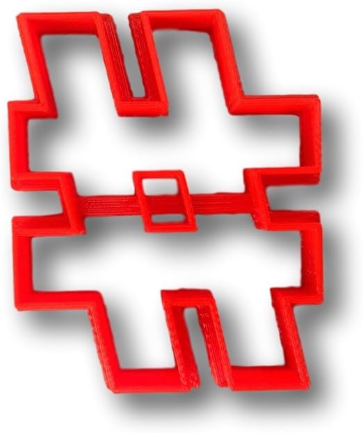 Amazon Com Hashtag Sign Cookie Cutter 3 Inch Kitchen Dining