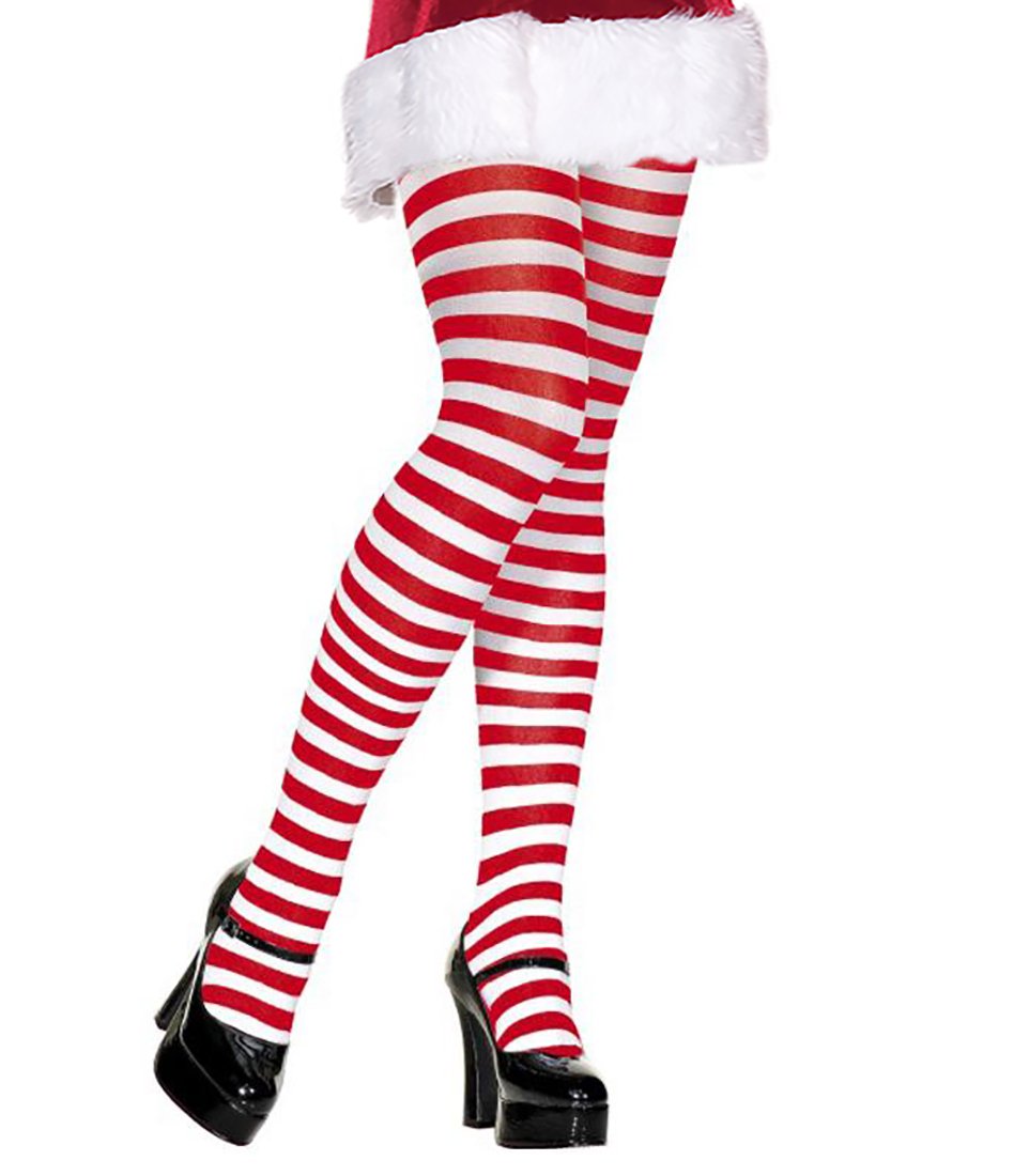 Red and White Striped Tights Red White Striped Tight Elf Tights