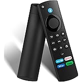 Voice Remote Replacement for Fire Smart TVs Stick(2nd/3rd Gen,4K,Lite),TV Cube(1st/2nd/3rd Gen),for Some TCL/Hisense,3rd Gen 