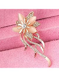 Merdia creado ojo de gato broche para la Mujer Elegante Ramo Novia Broche Pin 12 G