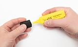 12PA Highlighters Yellow 2 Pack Chisel Tip Water-Based Ink view 8