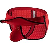 Evankin Men's Thong Underwear Sexy and Fun Mesh Boxer Brief Jock Strap Sexy Underpants Split Fitness Running Shorts