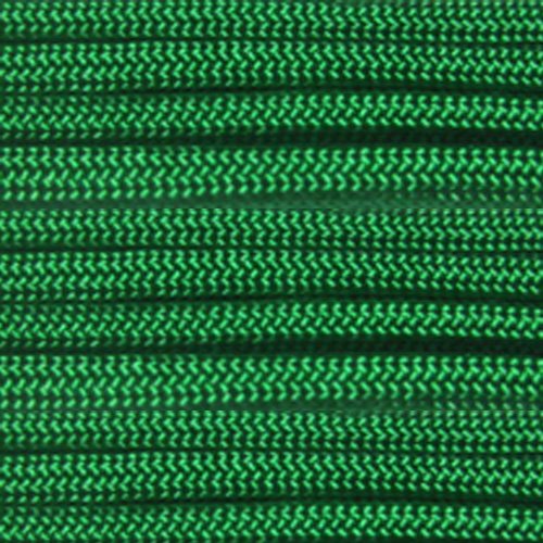 50 Feet of 550 Pound Nylon Paracord 7 Strand Type III Utility Cord - Kelly Green