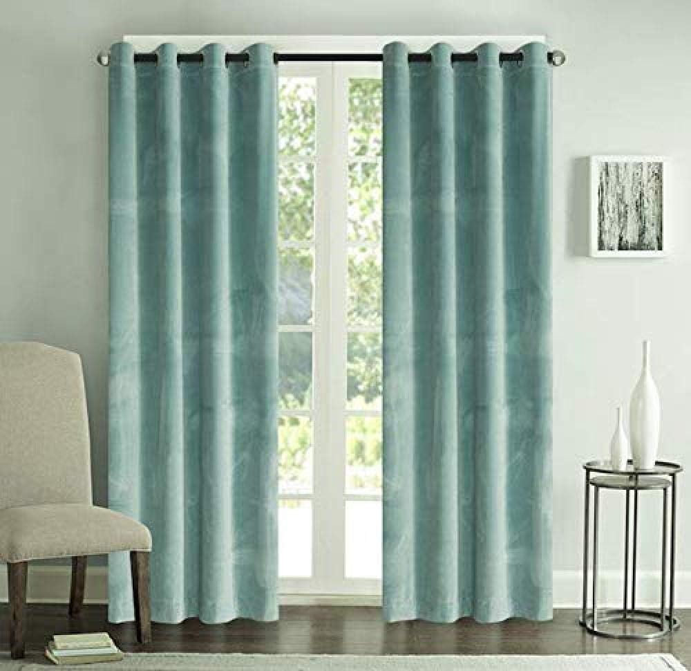 ZHYP Cortinas Opacas Modernas de Terciopelo sólido para Sala de Estar