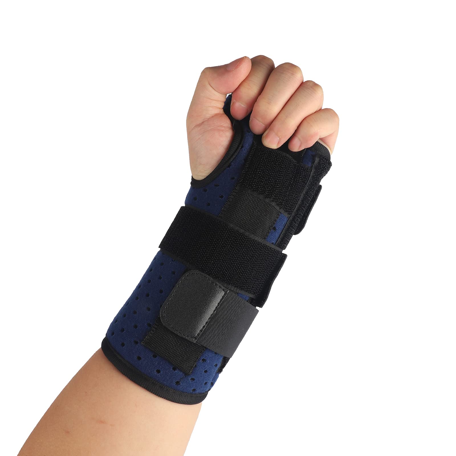 Carpal Tunnel Wrist Brace for Hand Wrist Support With Splint Adjustable Tunnel Wrists Pain Relief for Arthritis Rheumatoid (One Size, right)