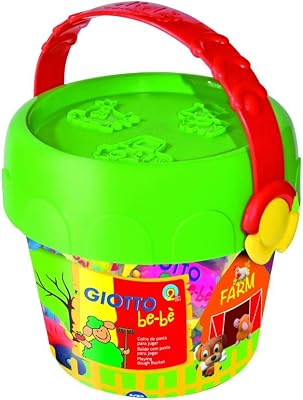 , Set creativo de pasta para jugar, Suave, Limpio, Cofre, My farm, 14 unidades