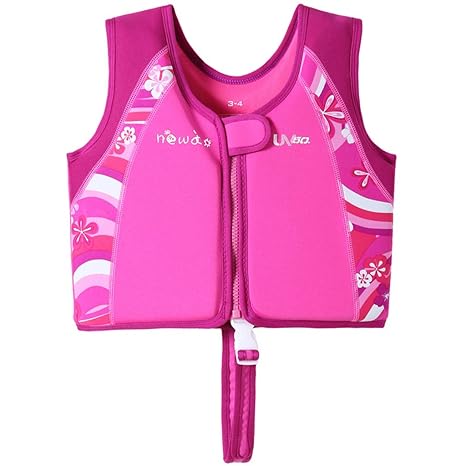 Kinder Schwimmweste Neopren Weste Schwimmjacke Jungen Mädchen Bademode Schwimmen Jacke, 1-3 Jahre