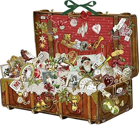 Coppenrath 71340 Nostalgischer Weihnachtskoffer, Adventskalender