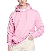 Zukela Men's Hoodies Fleece Lined Midweight Solid Pullover Sweatshirt with Kangaroo Pocket(M-3XL)