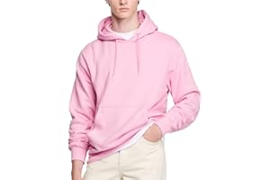 Zukela Solid Men's Hoodies Athletic Sweatshirt Fleece Lined Hoodie Midweight Long Sleeve Kangaroo Pockets Size M to 3XL