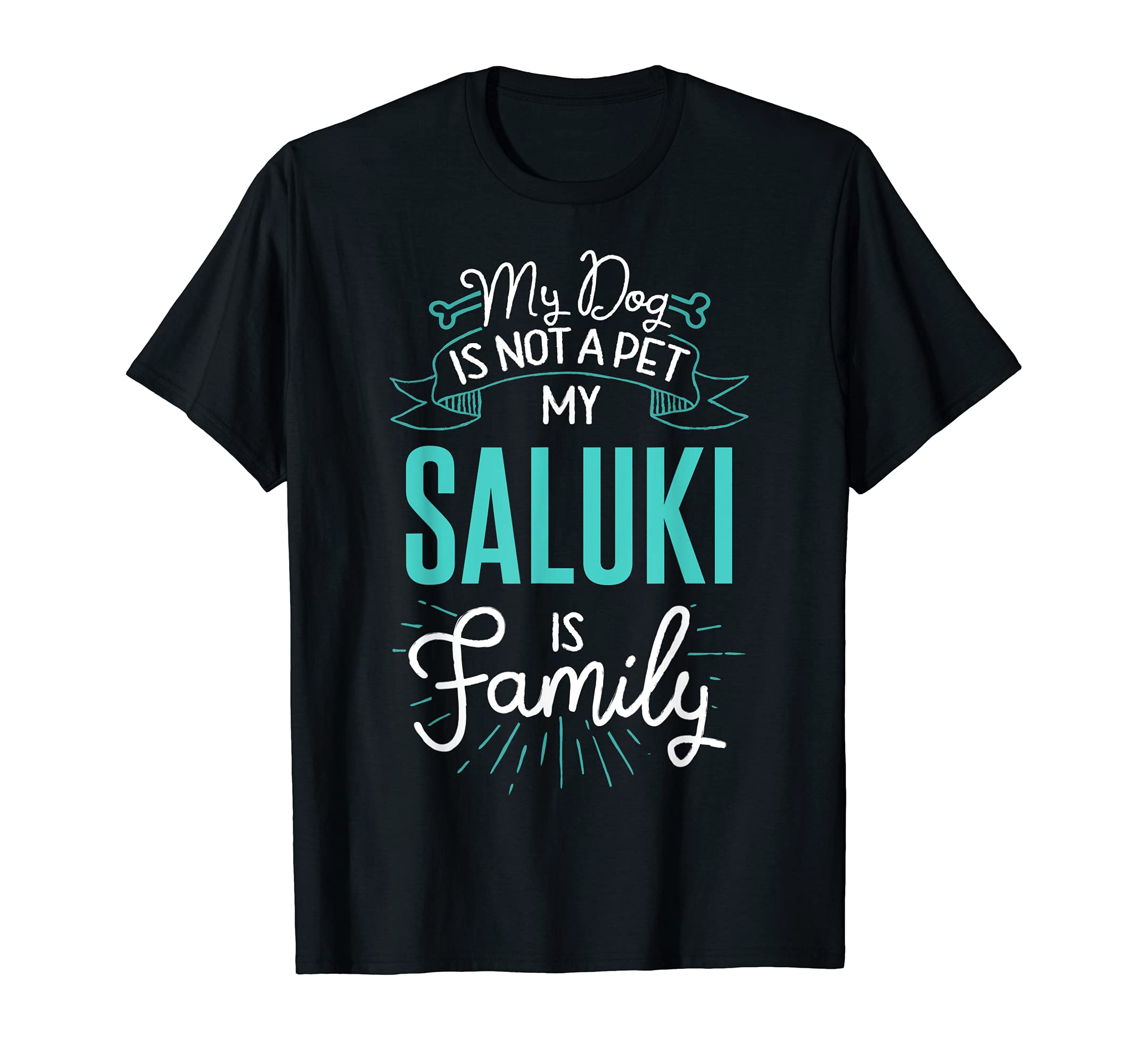 Cute Saluki Design Family Dog Giftn T-Shirt