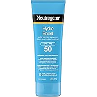 Neutrogena Hydro Boost Water Gel Sunscreen Lotion with Broad Spectrum SPF 50, Water-Resistant & Non-Greasy Hydrating Sunscree