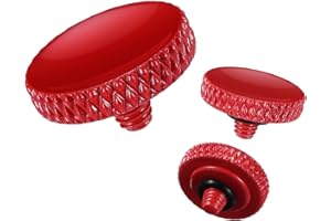 K&F CONCEPT Camera Shutter Button,3 PCS Red Quick Release Button Compatible with Fuji X-T5 X-T4 X-T30 X100VI X100V X-E4, Sony