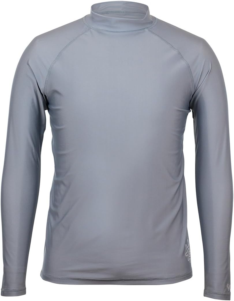 UV SKINZMen’s Long Sleeve Sun & Swim Shirt with UPF 50+ – Salt Water Resistant