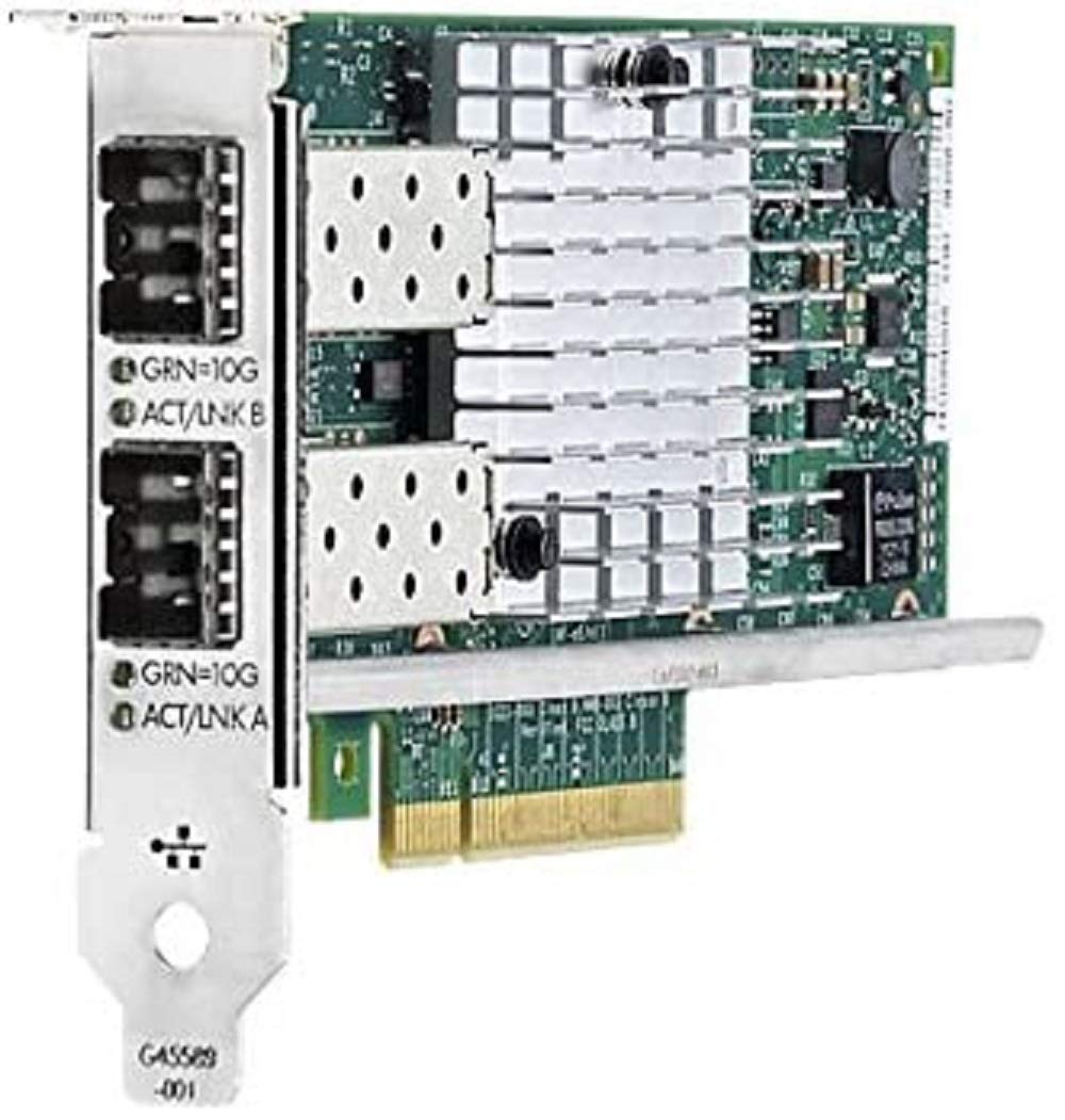 HP 665249-B21 Ethernet Adapter Card (10000Mbps, PCI-E, 2 SFP+ Ports)