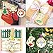 ZALALOVA Unfinished Christmas Wooden Ornaments, 166Pcs MSDS Approved Christmas Tree Ornaments 6 Styles Crafts Kit 33.6 Ft Jute Twine 50 Colorful Bells 6 Color Pens Christmas Crafts for Kids