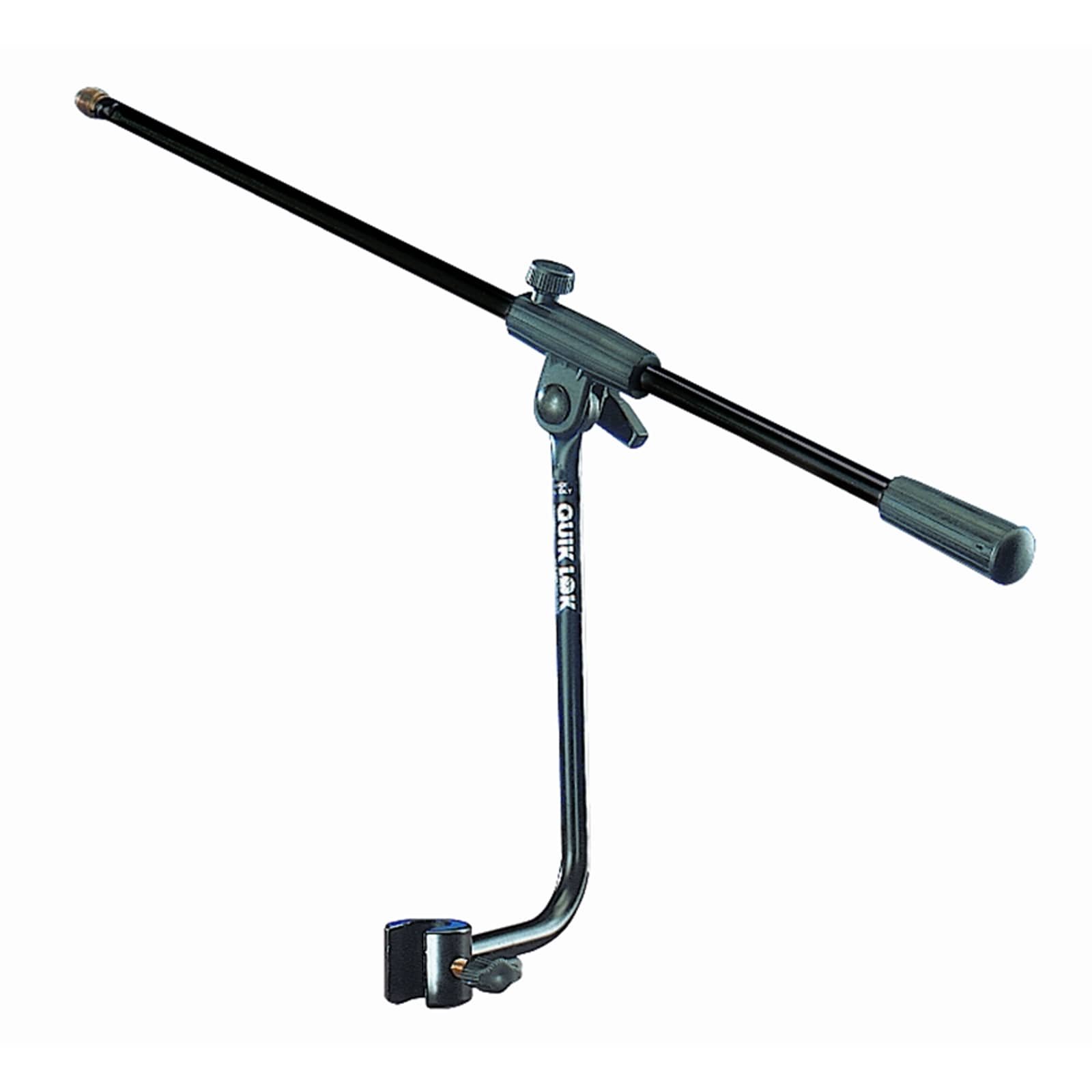 Quiklok Clamp On US Thread Fixed Length Mic Boom - Black