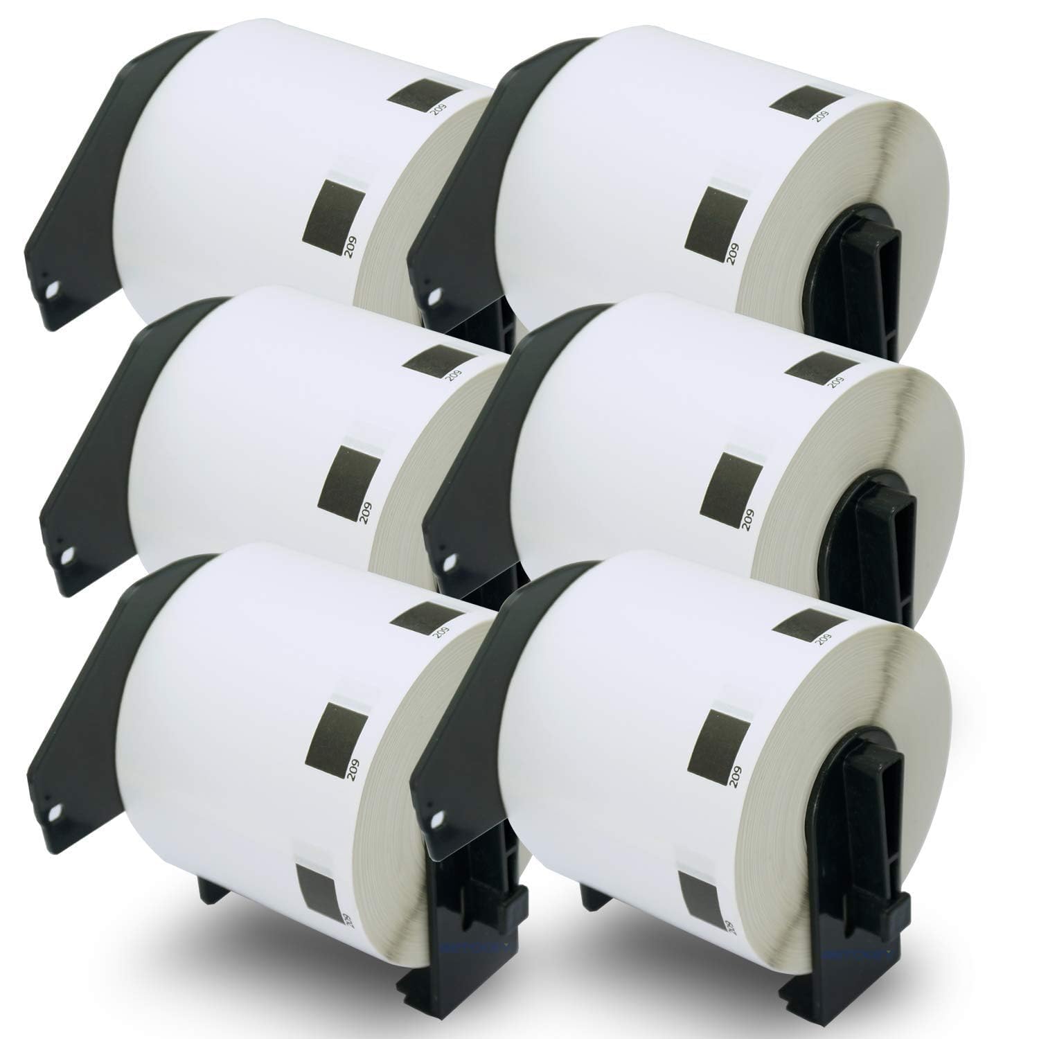 BETCKEY - 6 Rolls DK-11209 Labels, 62mm x 29mm, 4800 Small Address Labels Compatible with Brother QL Label Printers