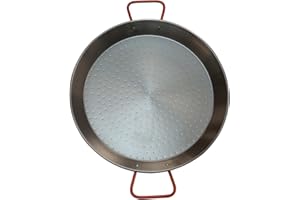 IMUSA USA, Red Paella Pan 15-Inch, 15 Inch