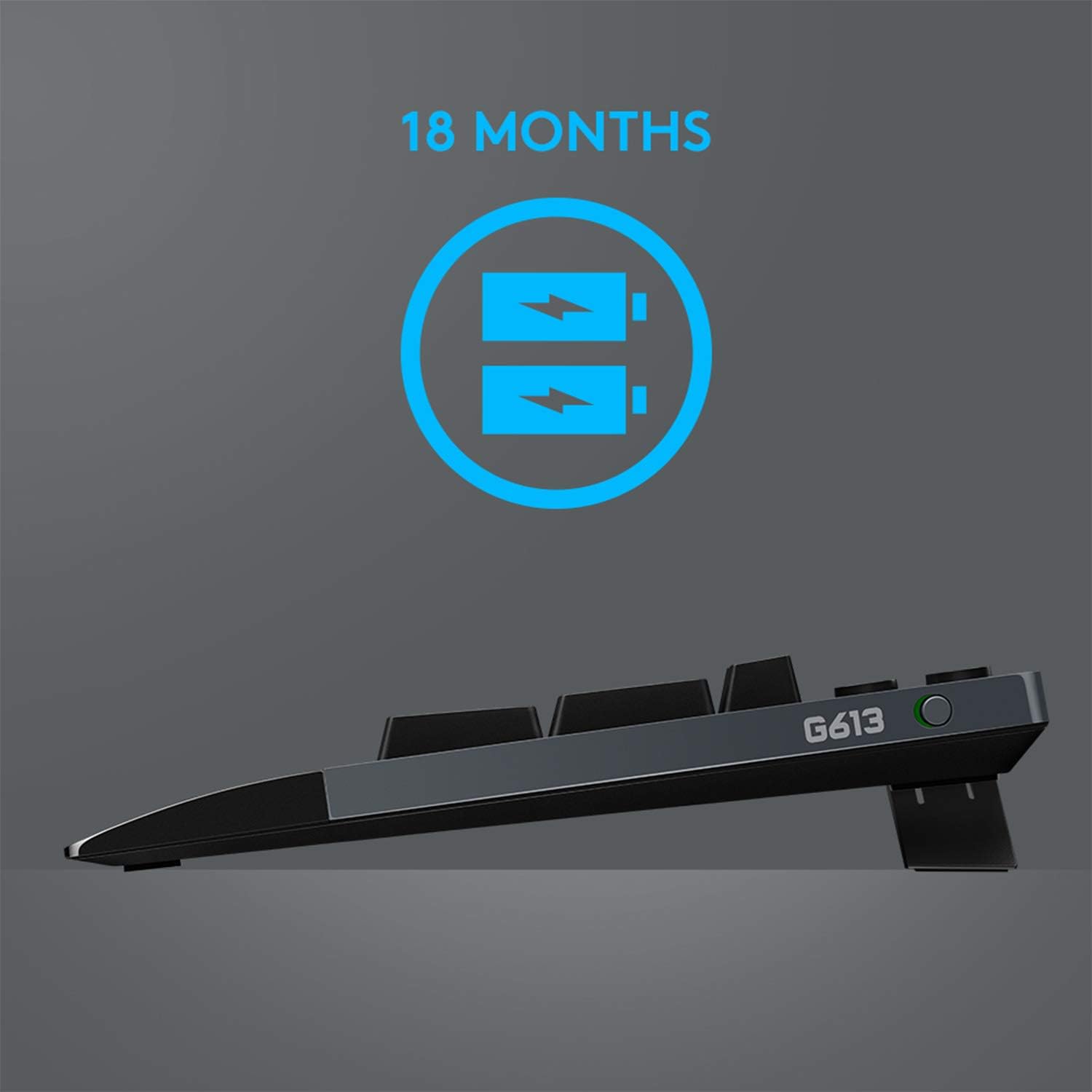 Logitech G613 Wireless Mechanical Gaming Keyboard, LIGHTSPEED Advanced ...